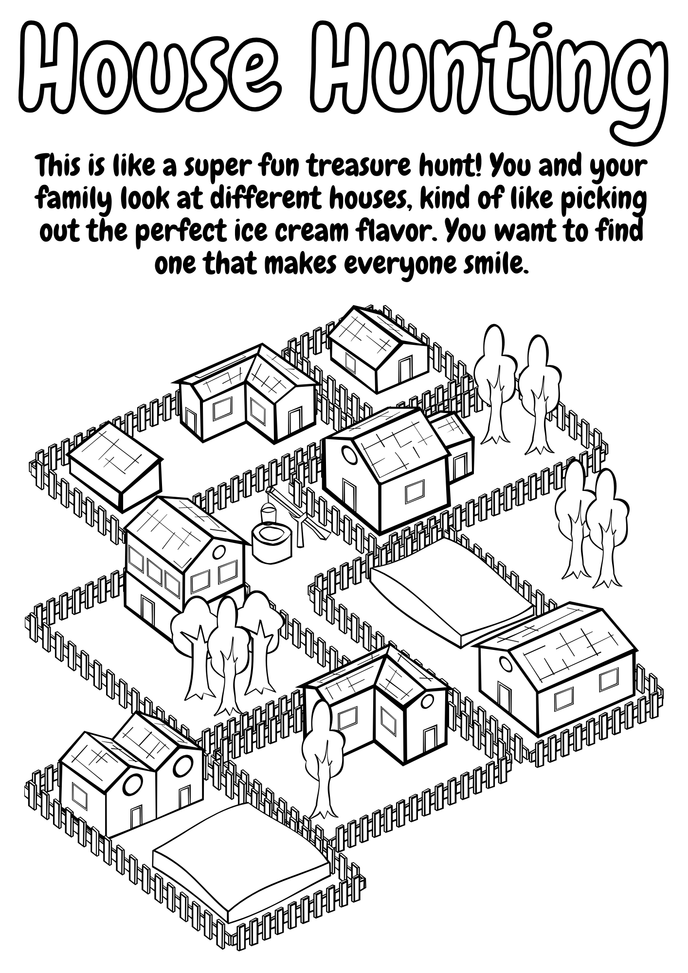 Real Estate Coloring Books For Kids
